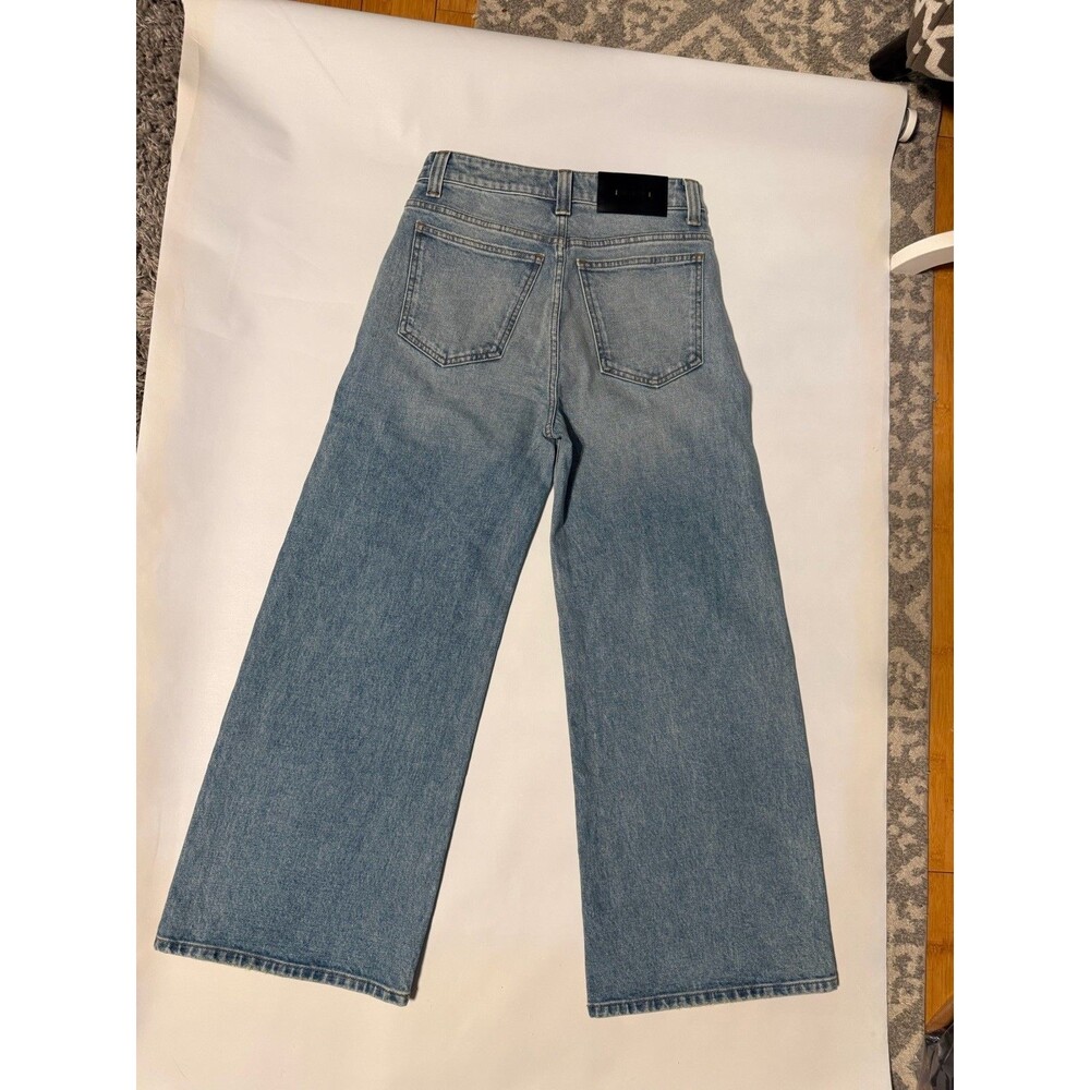KHAITE Delina Denim Wide-Leg Jean Blue Sz 26. NWT. Retails $620 - Picture 5 of 13